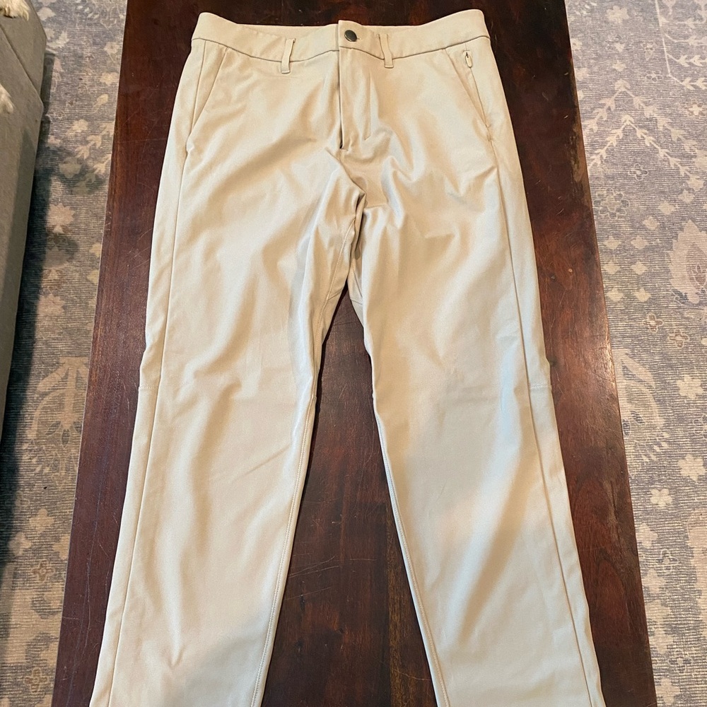 lululemon athletica Men's Cream Chinos